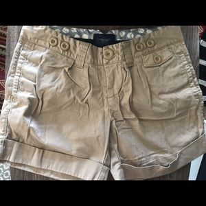 AE khaki shorts